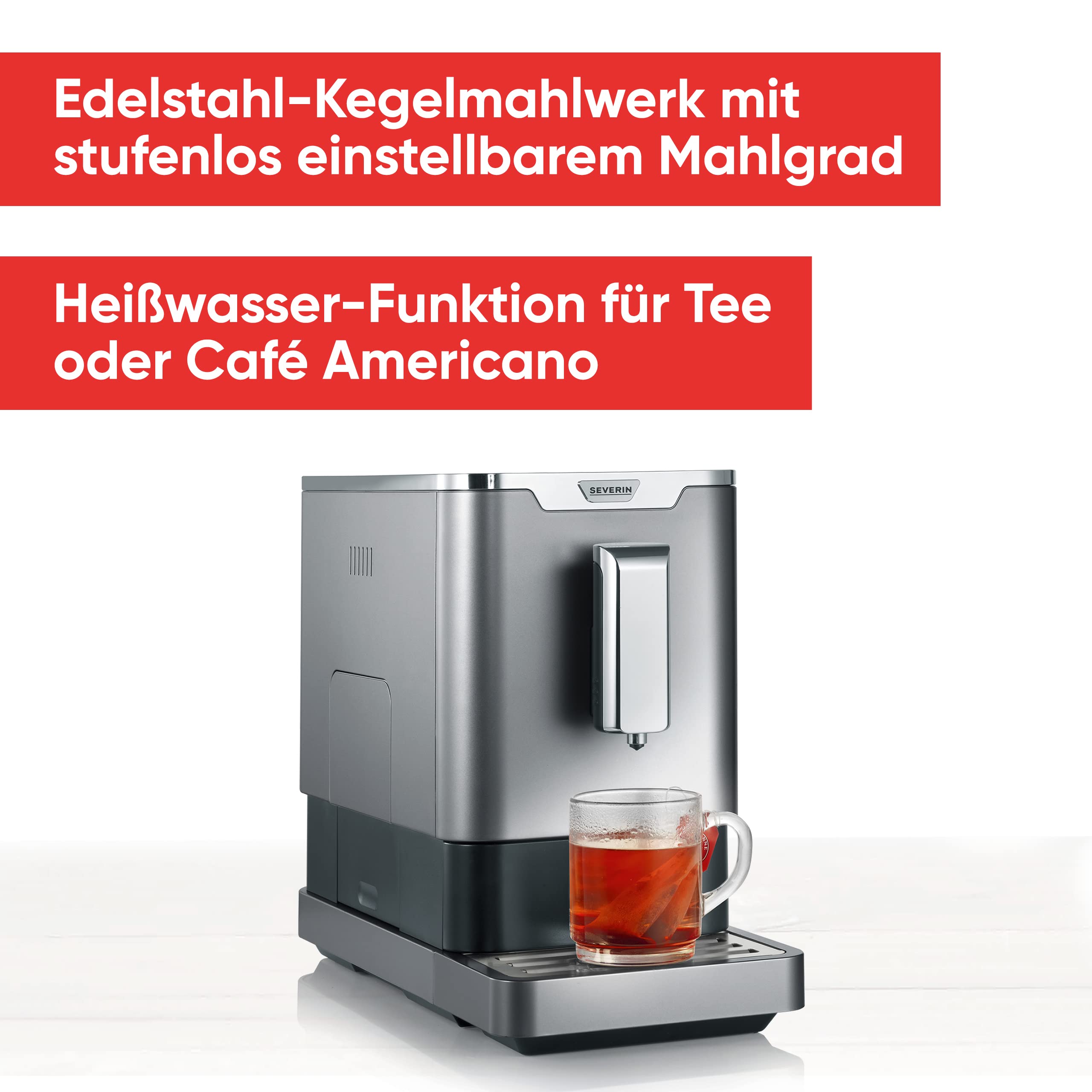 Severin Caffè e colazione KV 8090 macchina caffè automatica 19 bar