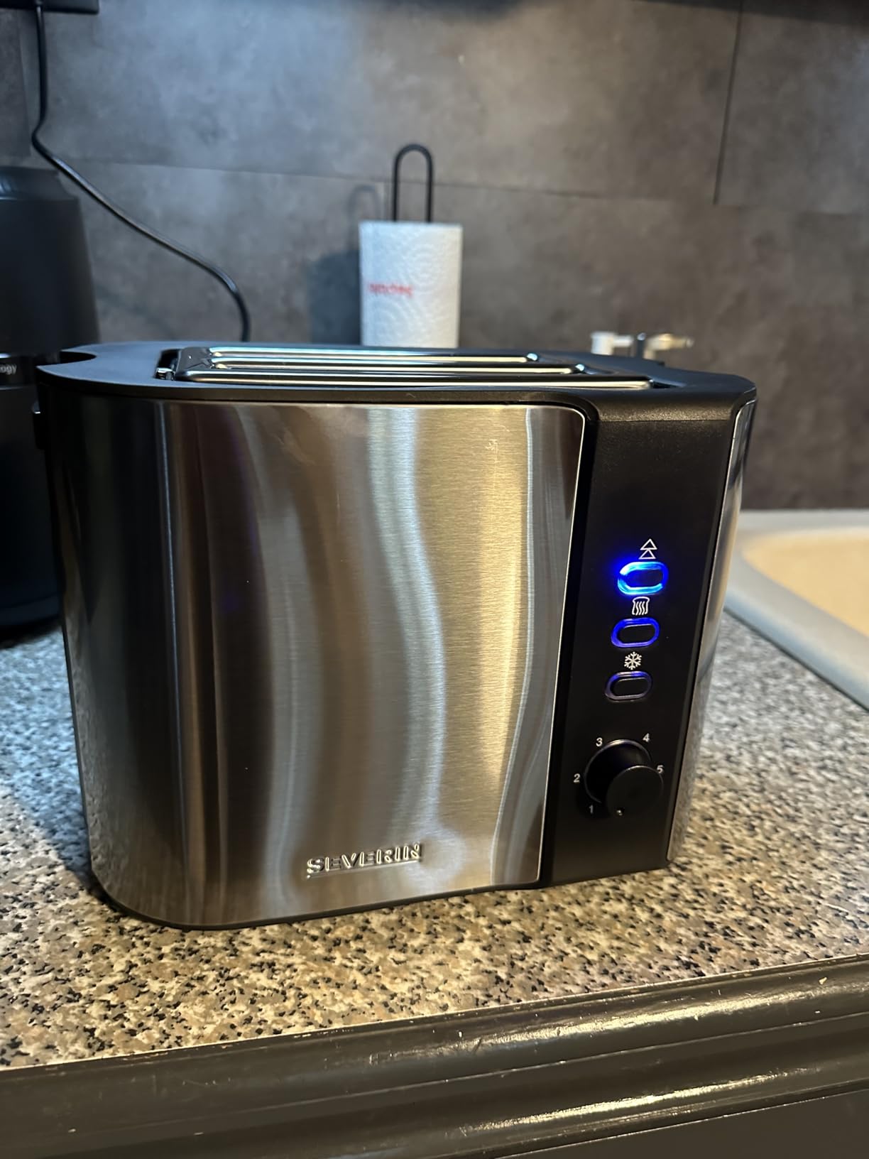 Severin AT 2589 Tostapane 800 W Argento Acciaio Inox