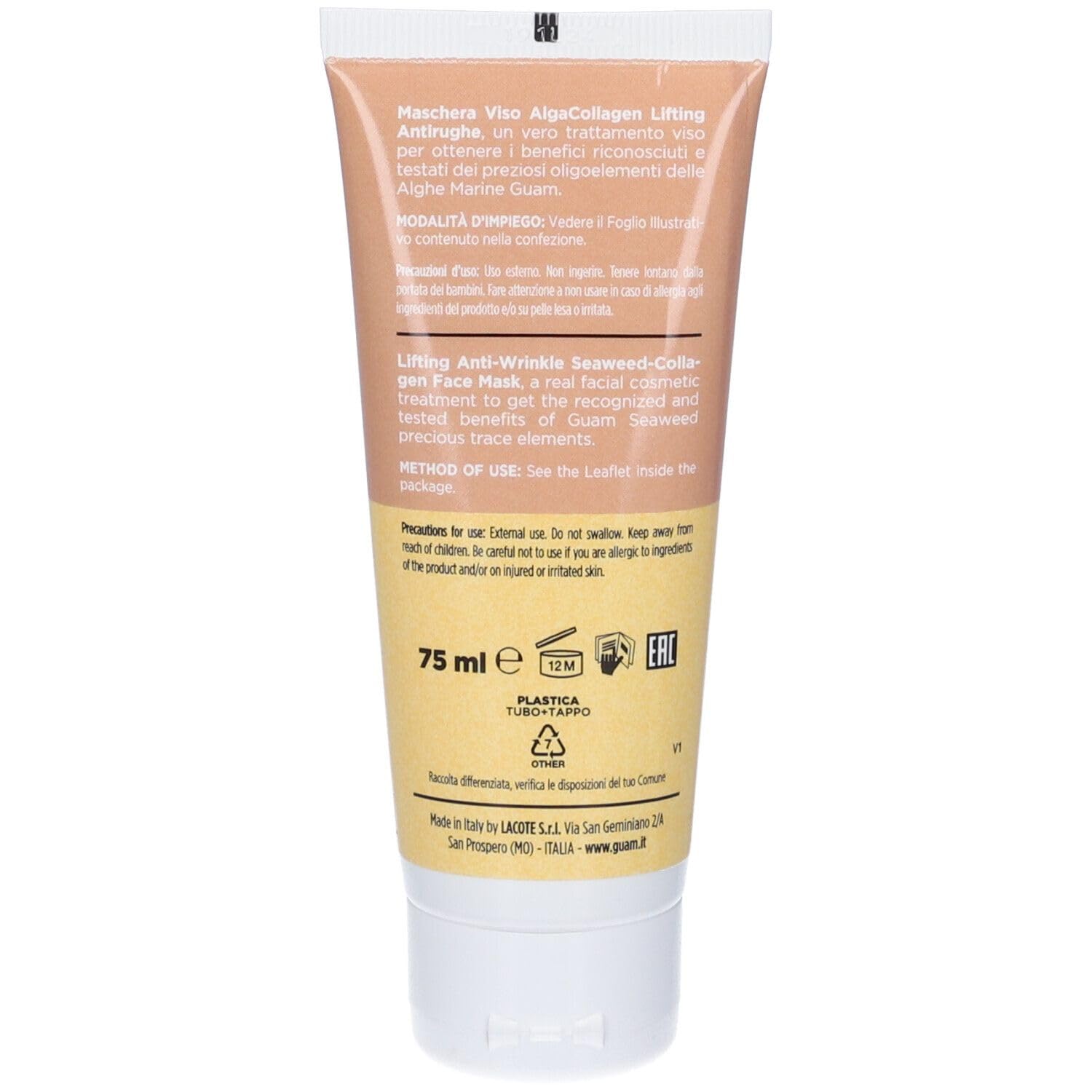 Guam Seatherapy Maschera Viso Algacollagen Lifting Rosa