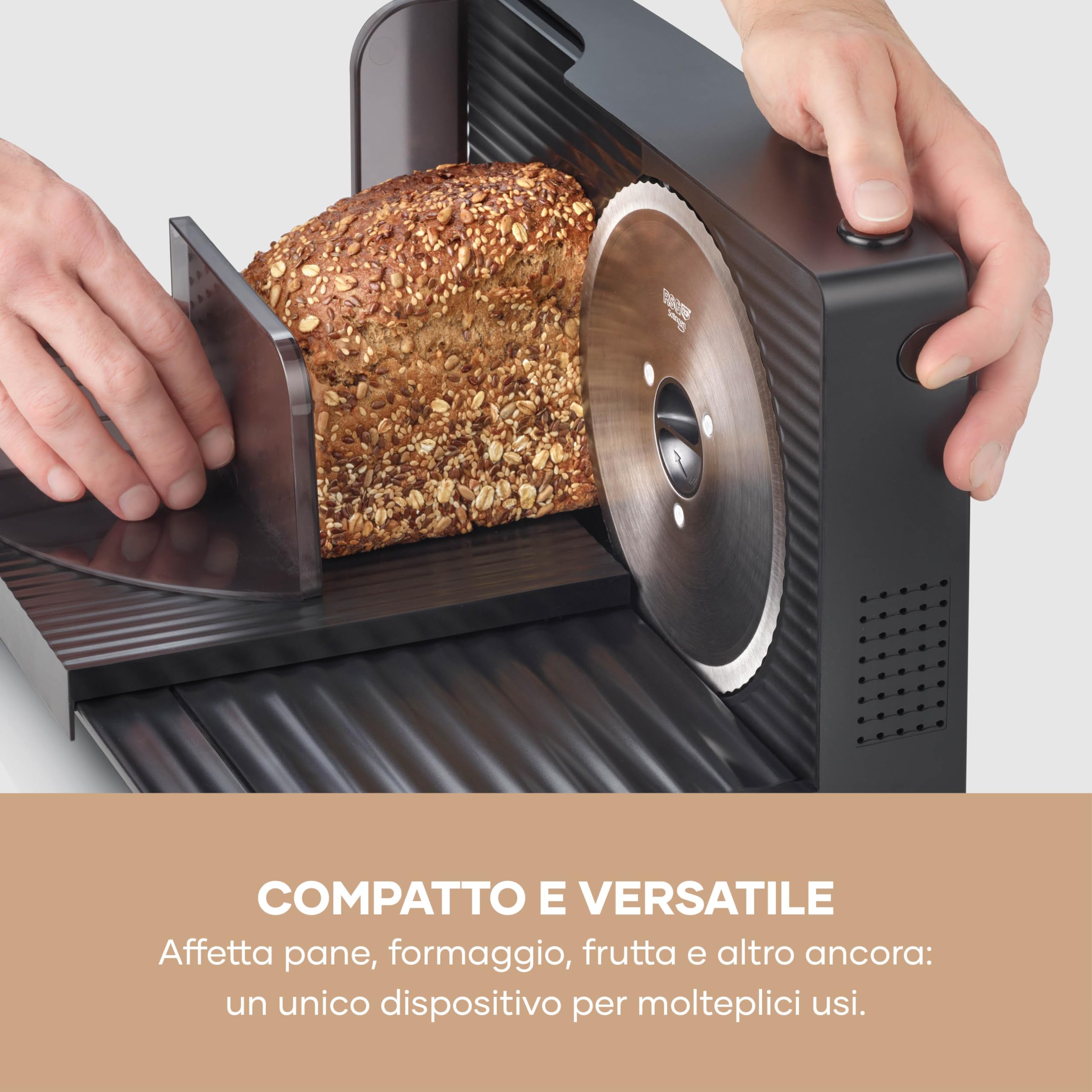 Severin AS 9595 Affettatrice Universale Nero 0-15 mm