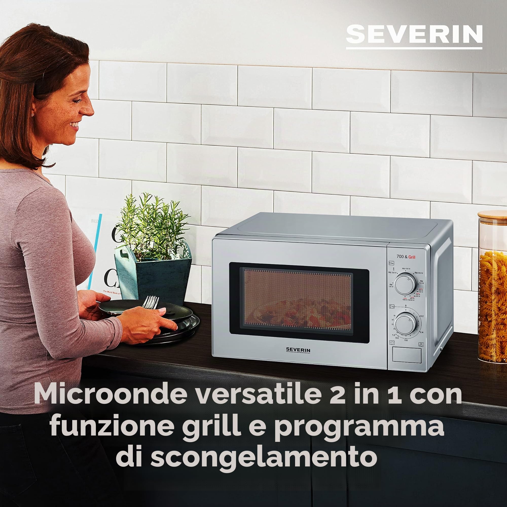 Severin MW 7900 Microonde Controllo Vocale cucina