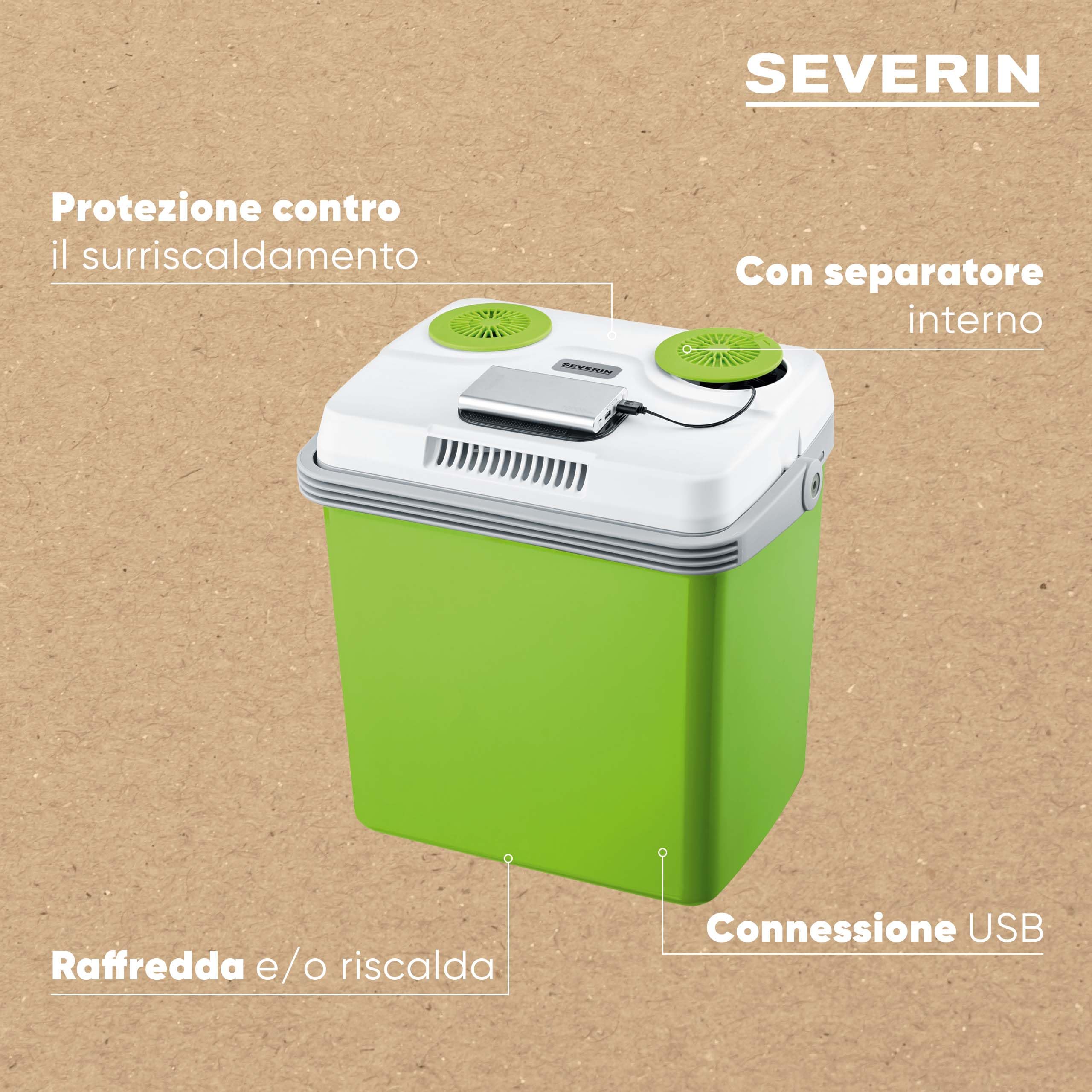 Severin KB 2923 frigo portatile 25L caldo-freddo USB+12V