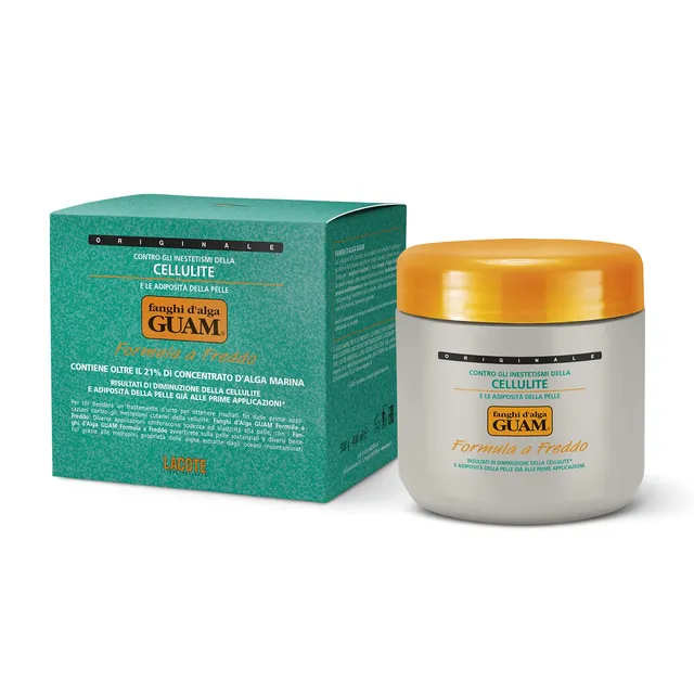 Guam Fanghi d'Alga Freddo fango gambe 500 g anticellulite mentolo