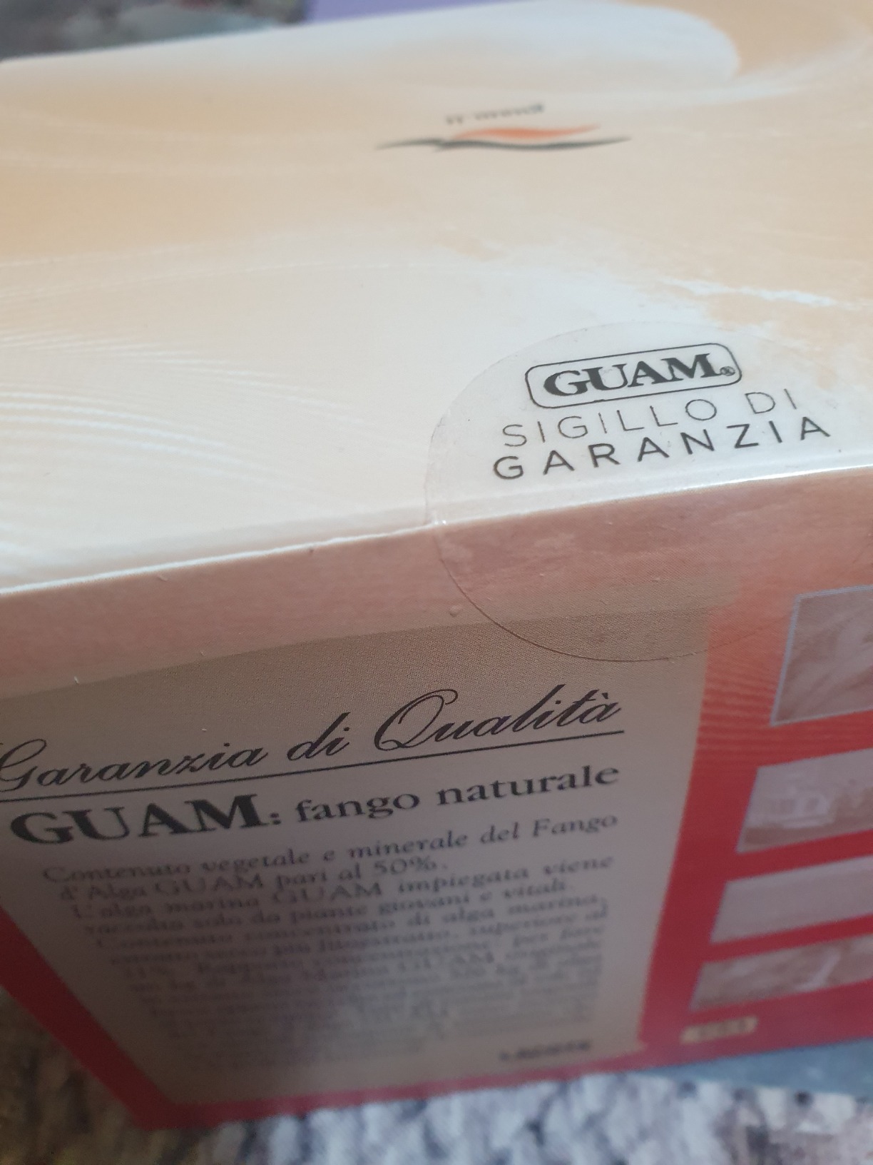 Guam Fanghi d'Alga Azione Rapida fango 500g effetto caldo