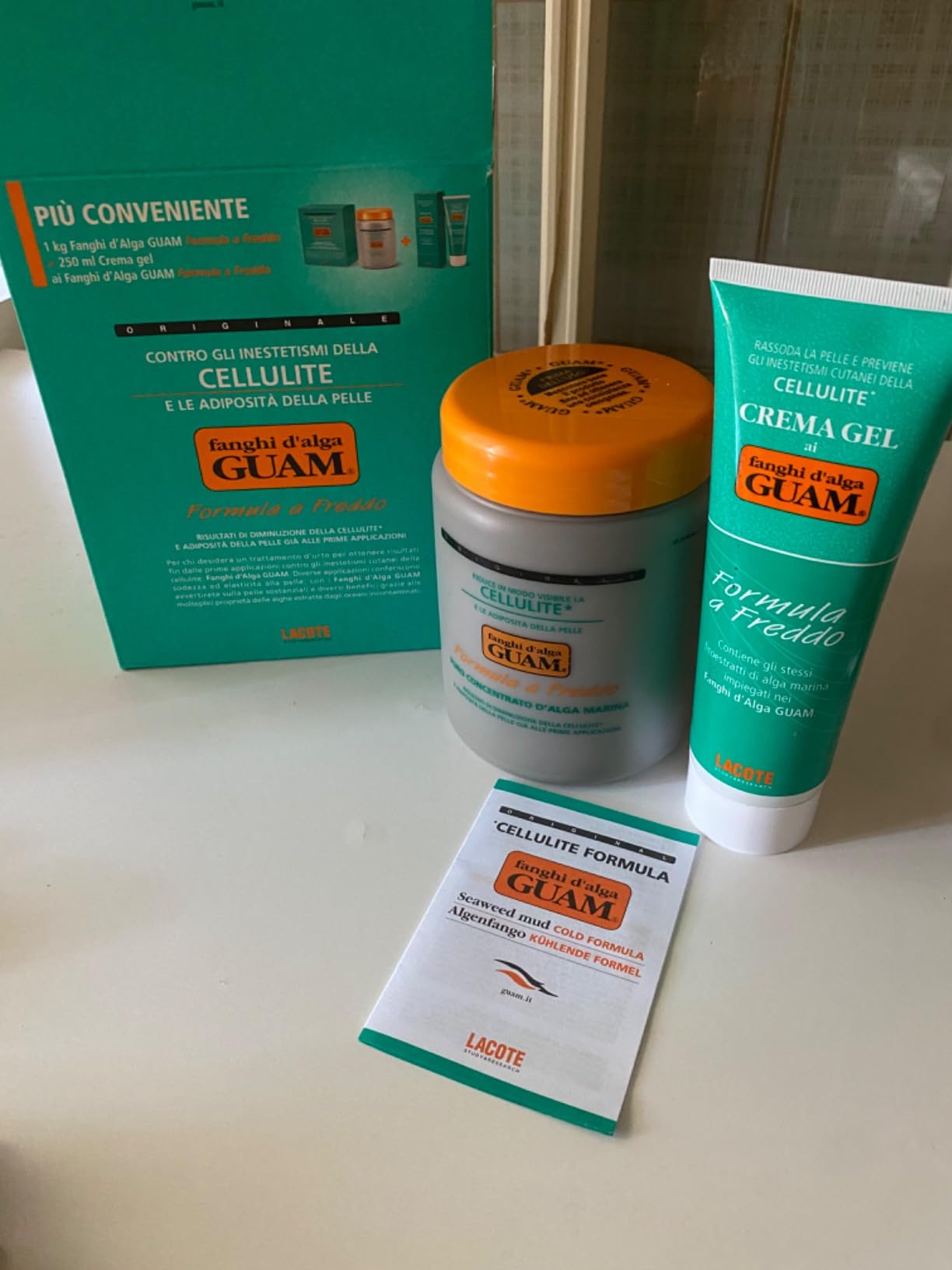 Guam Fanghi d'Alga Freddo 1kg + Crema Gel 250ml