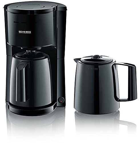 Severin KA 9252 macchina caffè americano nero 1L termica