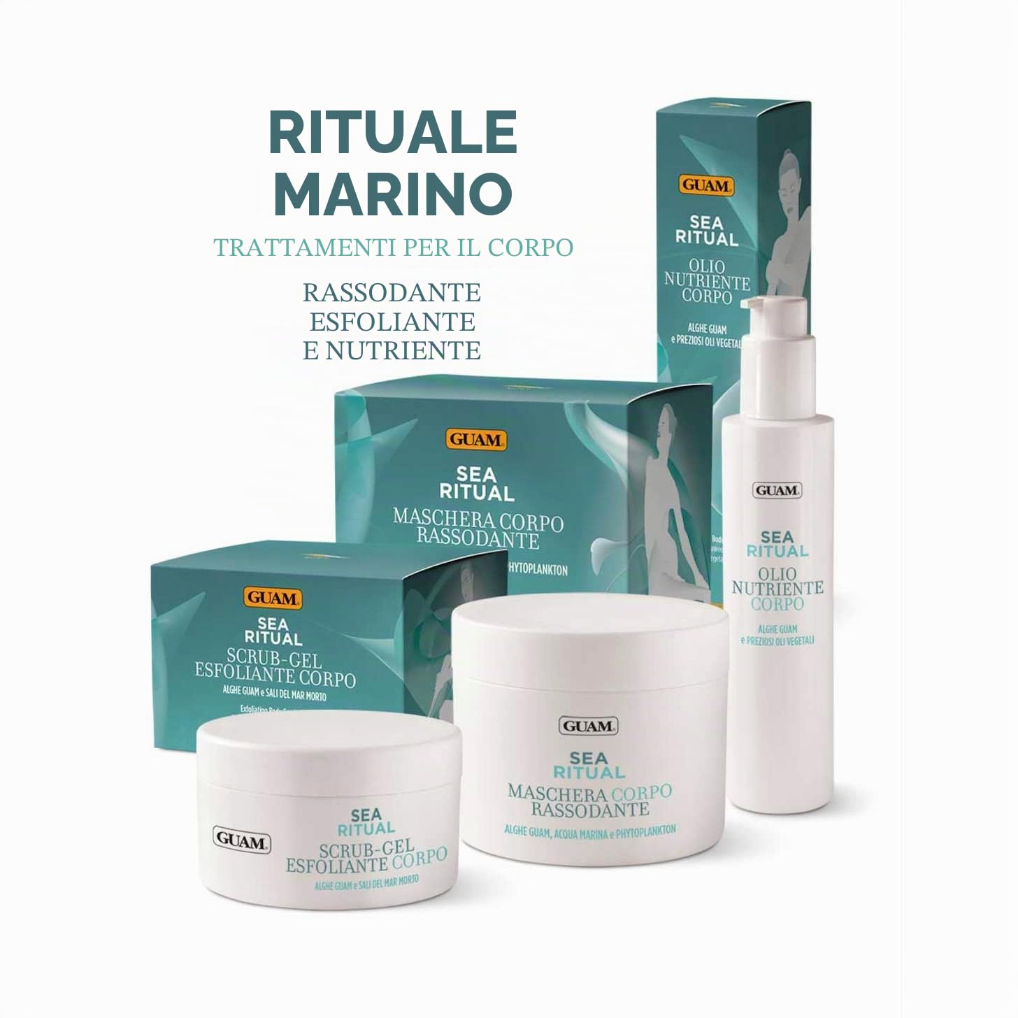 Guam Mar e Mer Sea Ritual Scrub-Gel Esfoliante Corpo 250ml Alghe