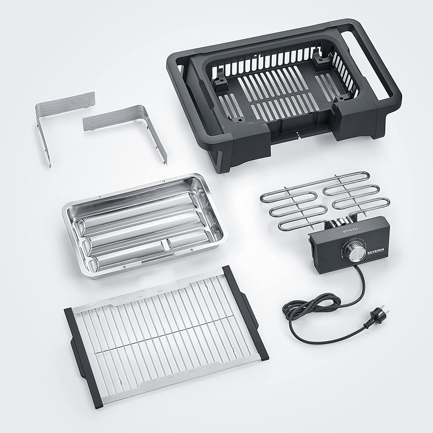 Severin Grigliate Style Evo PG 8123 barbecue elettrico nero 350°C