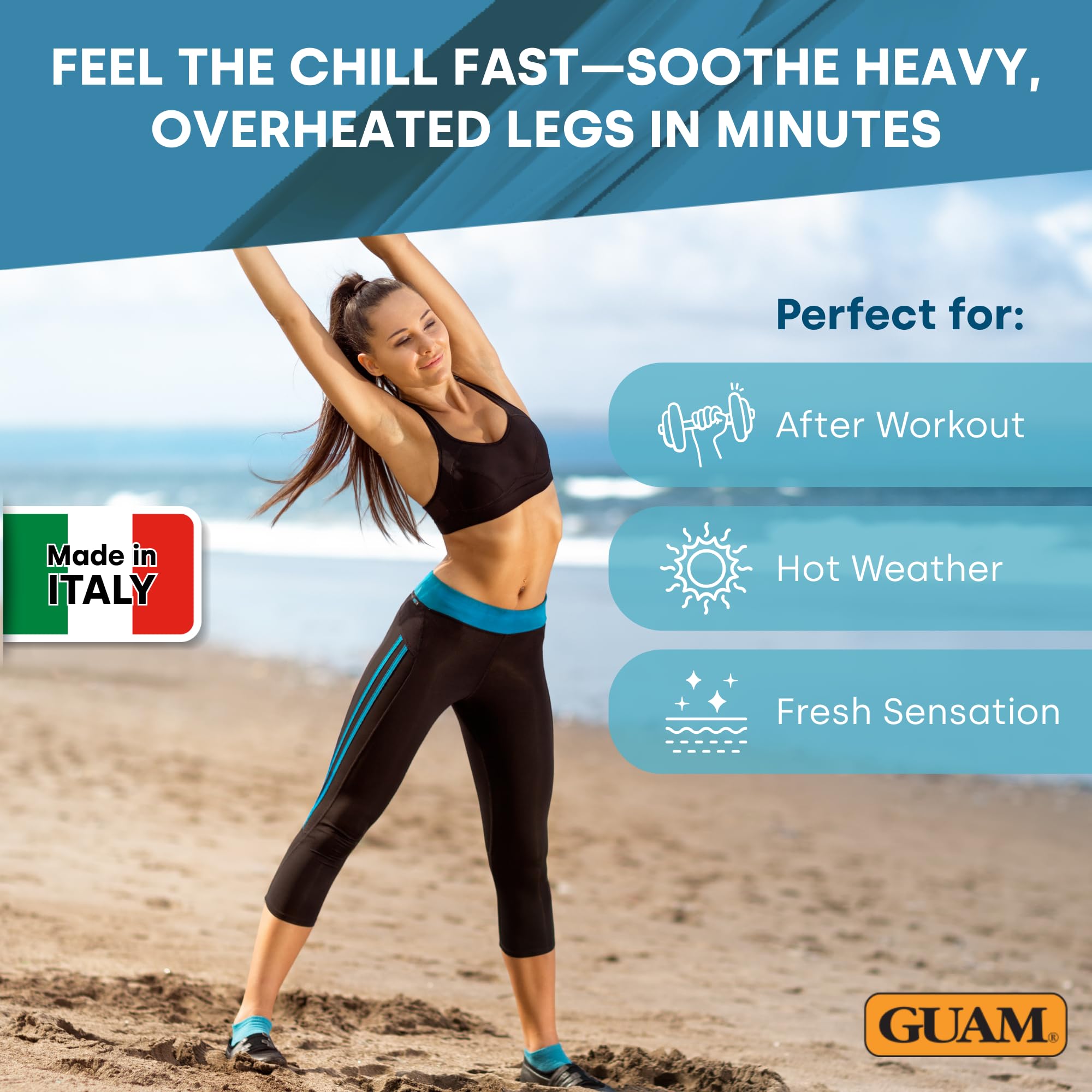 Guam Fangocrema Dren crema corpo 200 ml effetto freddo