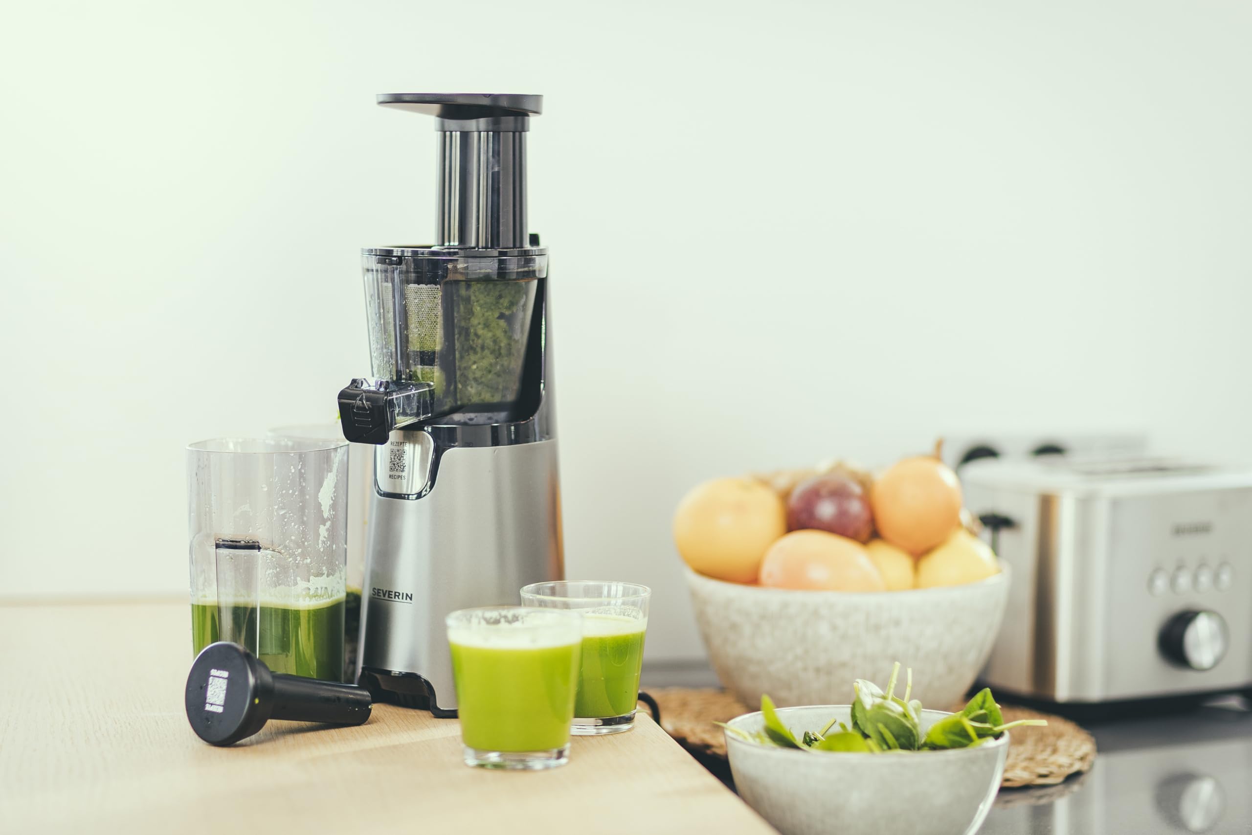 Severin ES 3571 Estrattore Succo Slow Juicer 1 L Acciaio