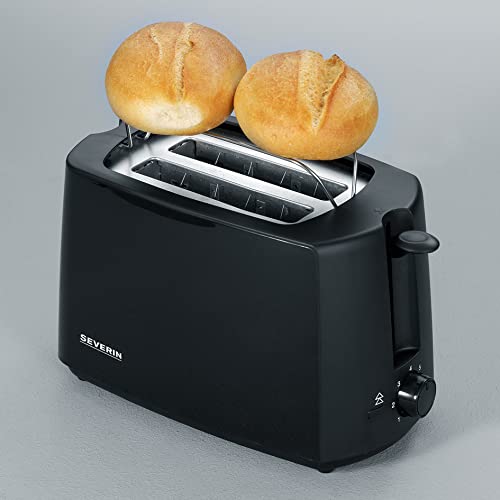 SEVERIN AT 2287 tostapane automatico 700W nero argento 2 fette
