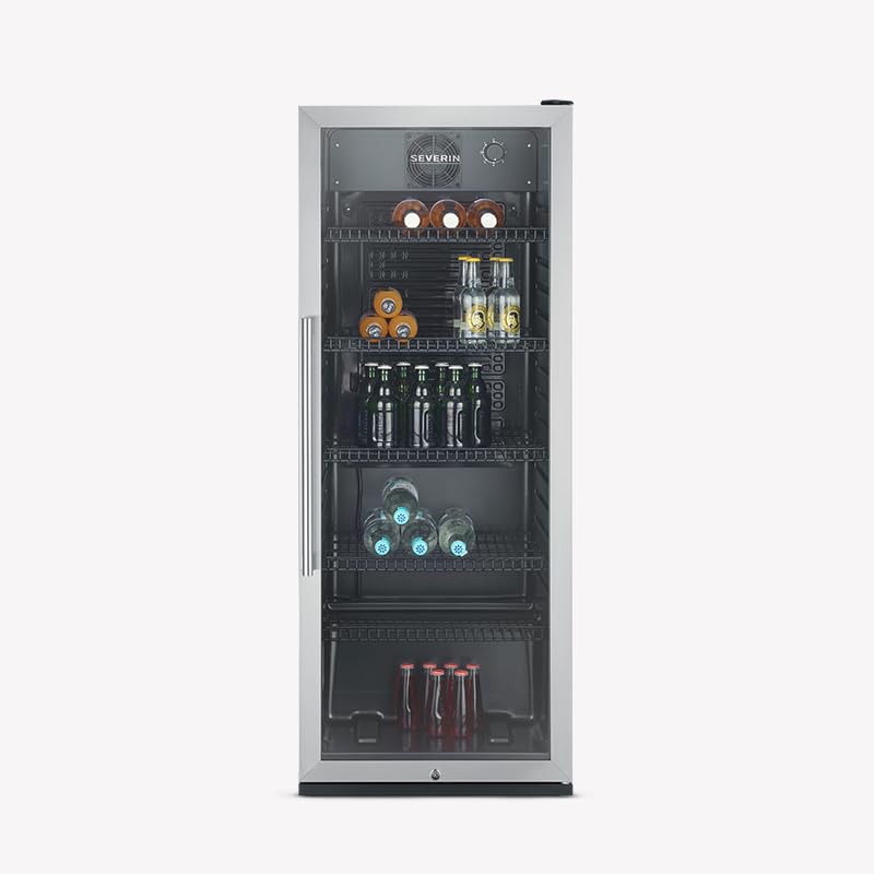 Severin FKS 8841 Frigo Bottiglie 237L Nero Vetro