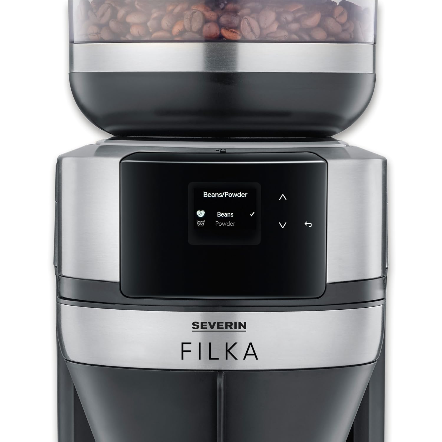 Severin Filka KA 4852 macchina caffè filtro con macinino nero