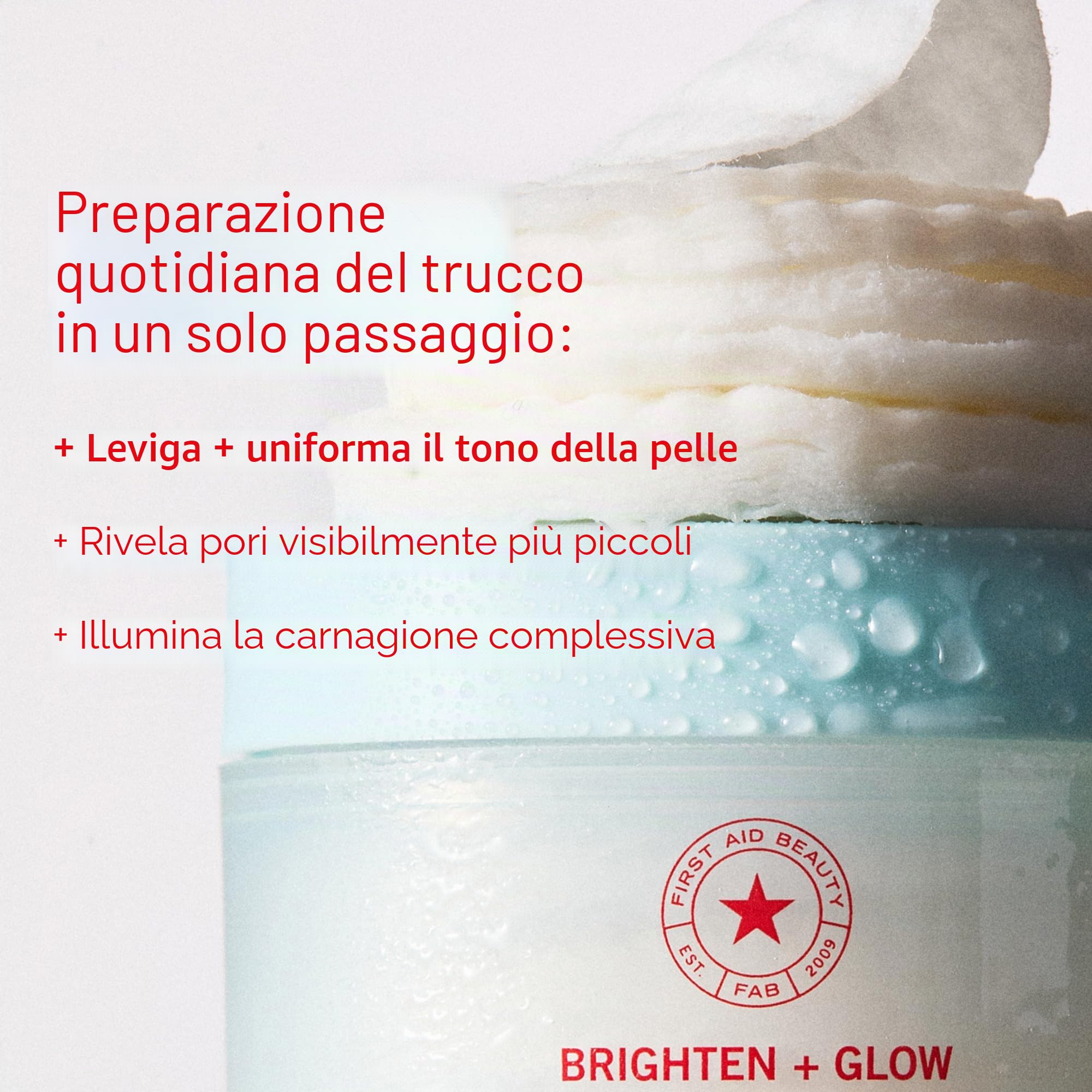 First Aid Beauty Glow dischetti viso 28pz AHA giornalieri