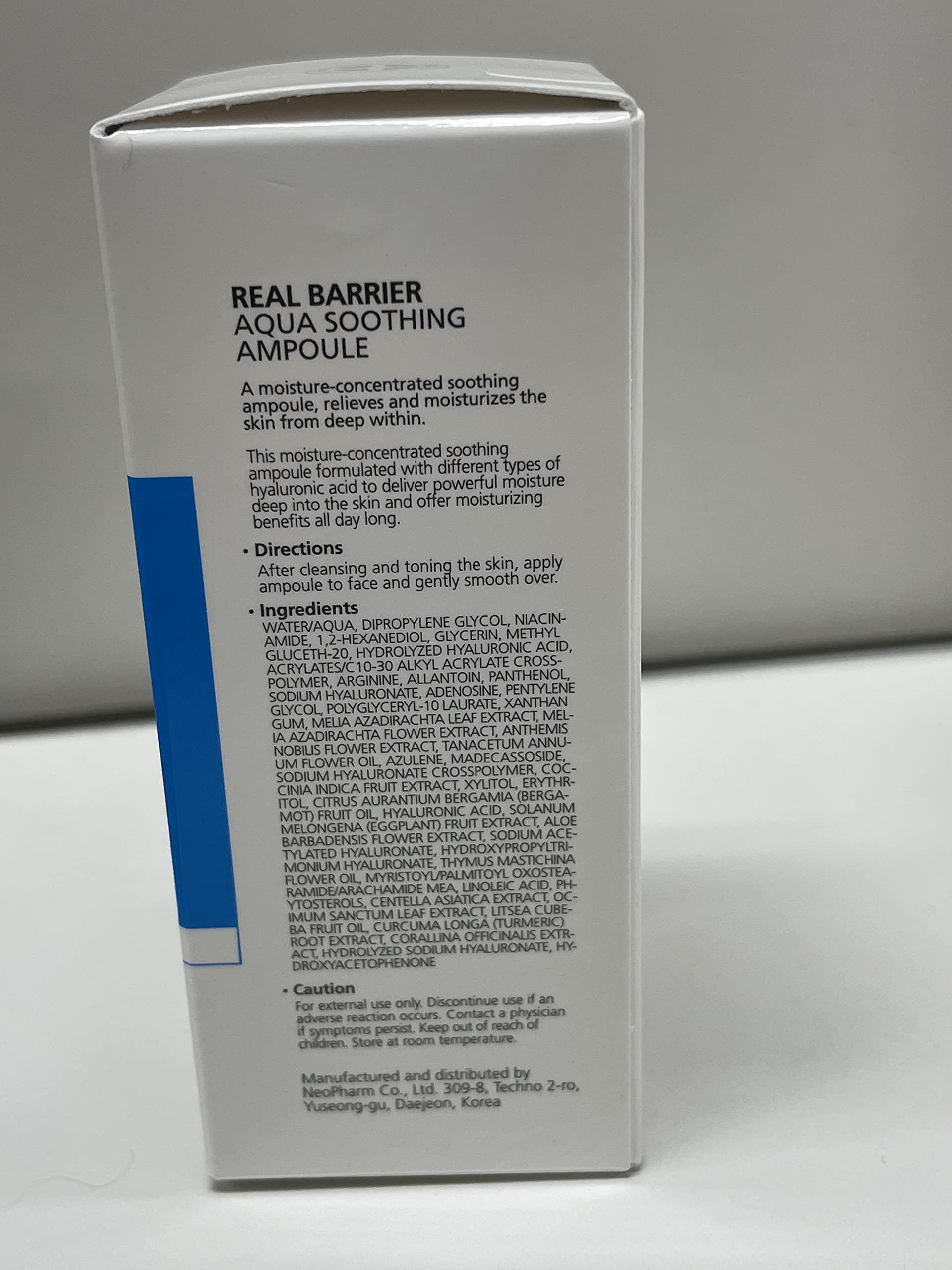 Real Barrier Aqua Soothing ampolla viso 30 ml