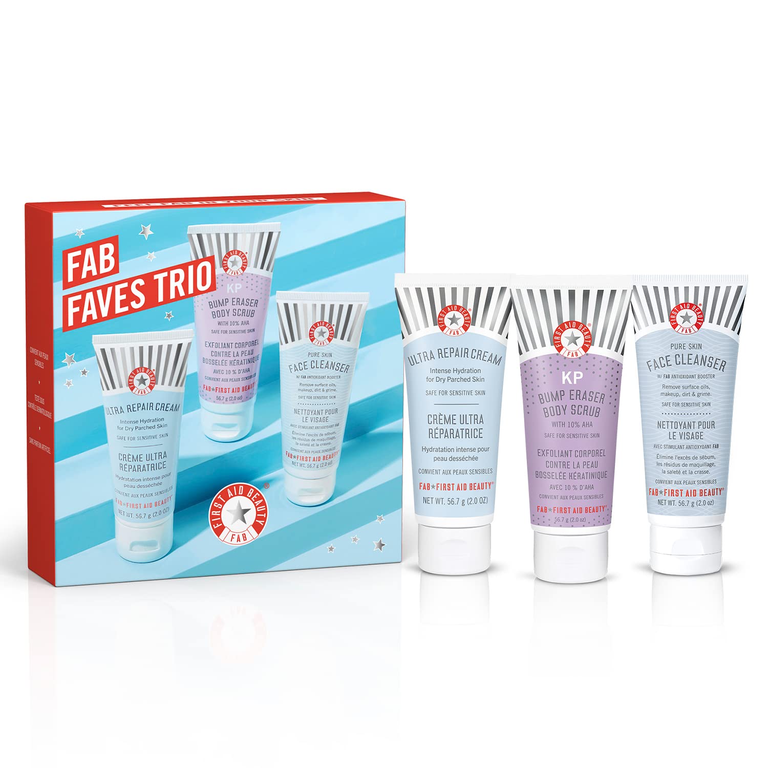 First Aid Beauty Ultra Repair Trio Kit Viso Corpo 3x56,7 g Senza Profumo
