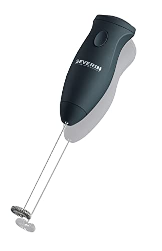 Severin SM 3590 Montalatte senza Filo Nero Pile Incluse
