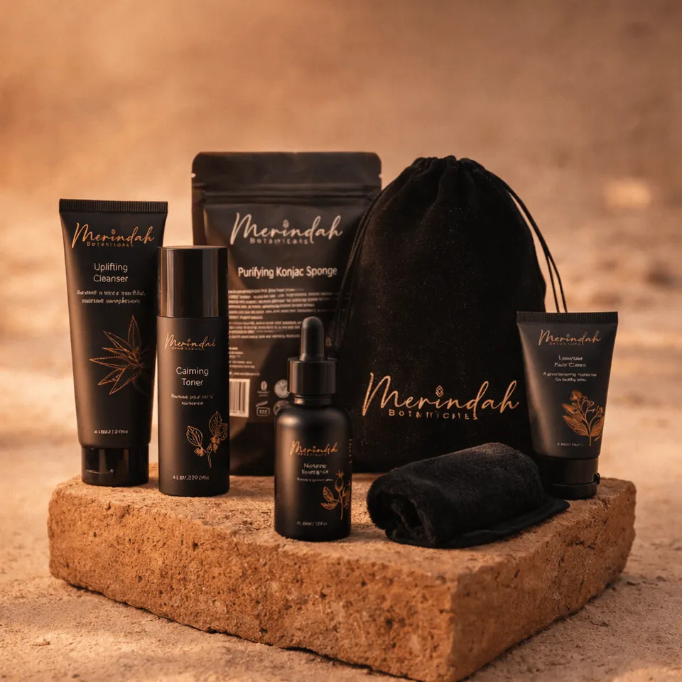 Merindah Botanicals Face Gym Pilates Facial Kit trattamento viso