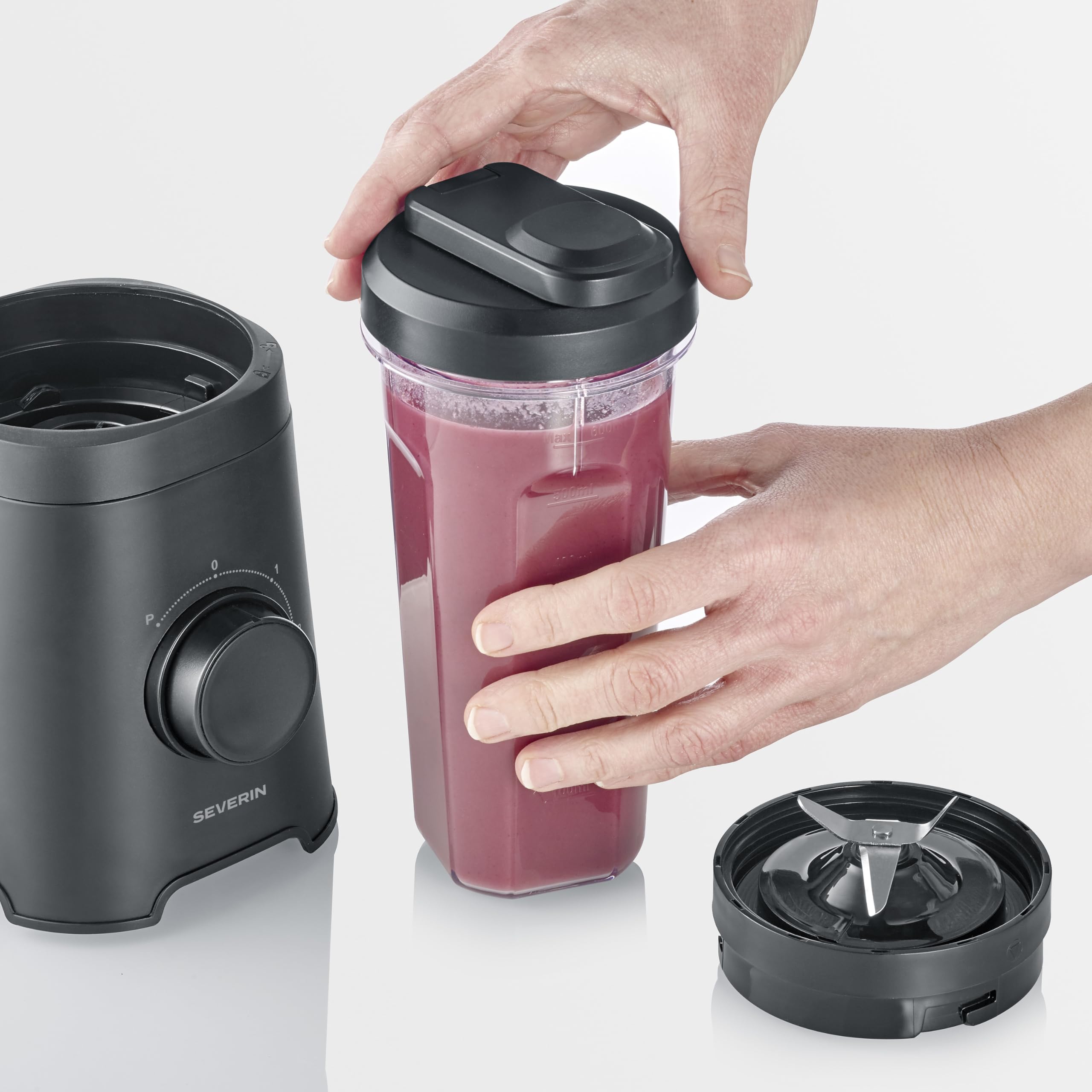 Severin SM 3743 frullatore smoothie to go portatile