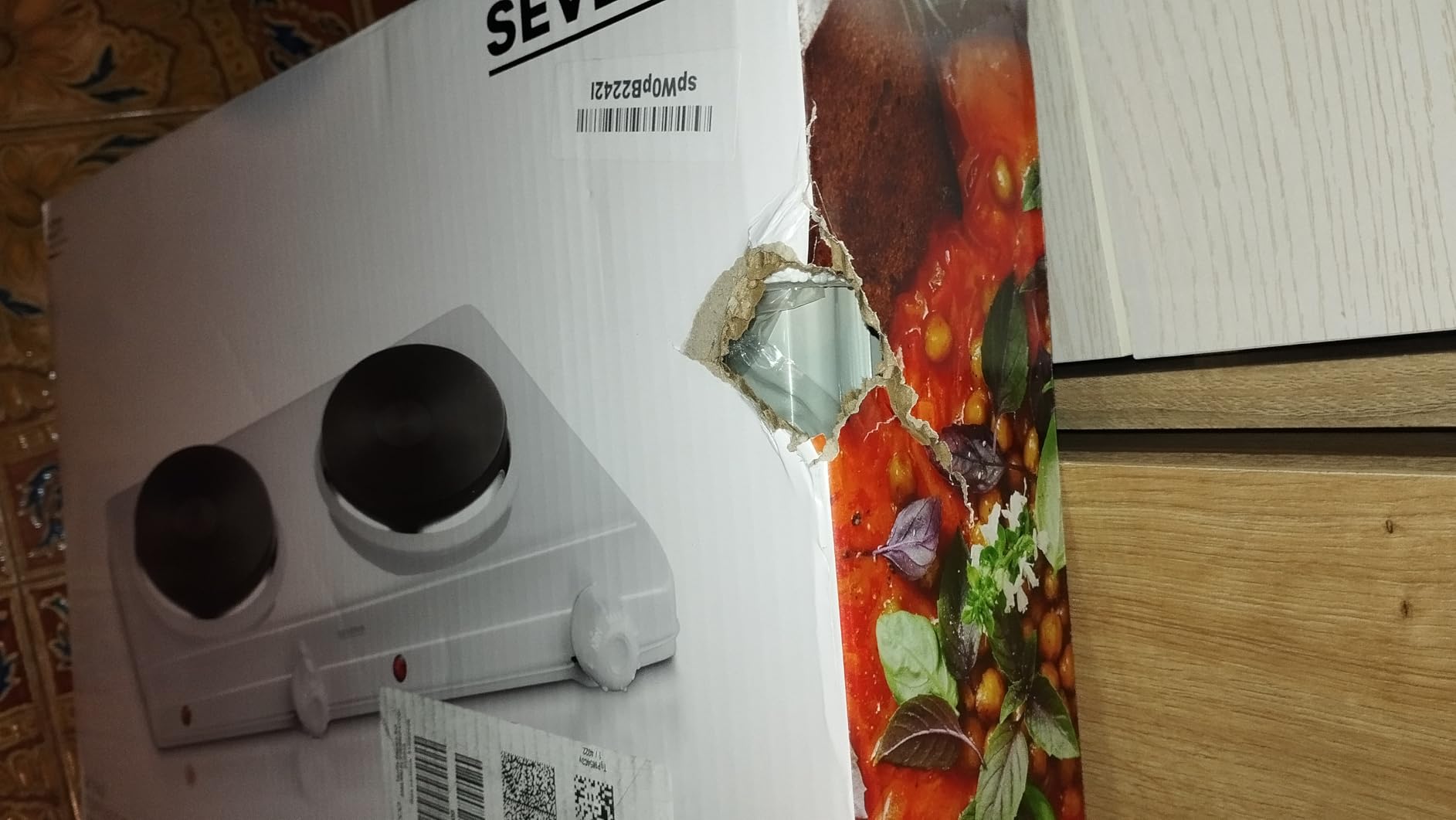 SEVERIN DK 1042 fornello doppio 2500W piastra bianca