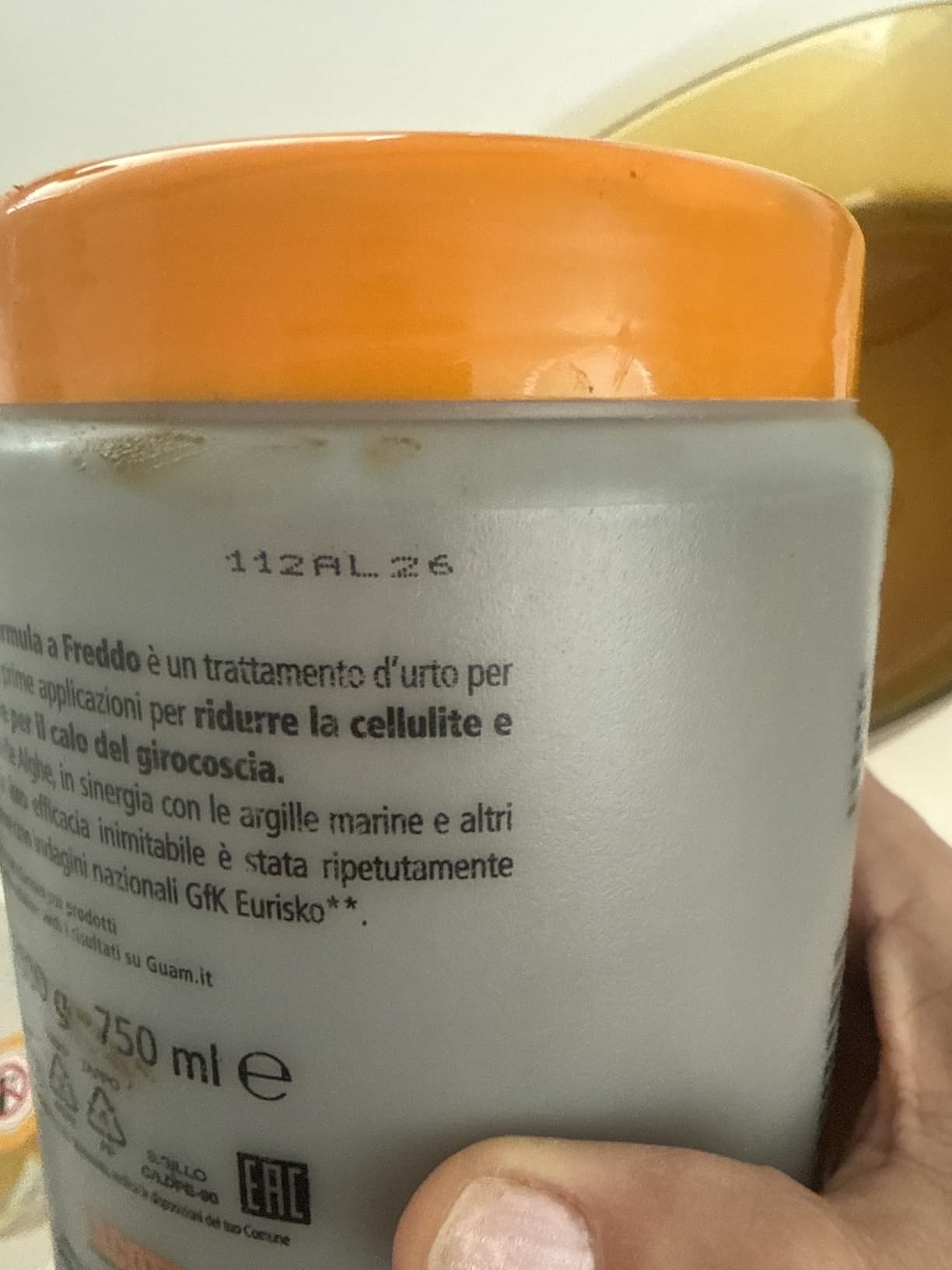 Guam Fanghi d'Alga Freddo 1kg Anticellulite Corpo