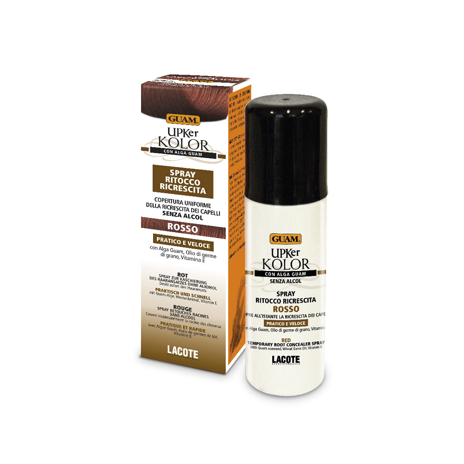 Guam Upker Kolor spray ricrescita 75 ml nero