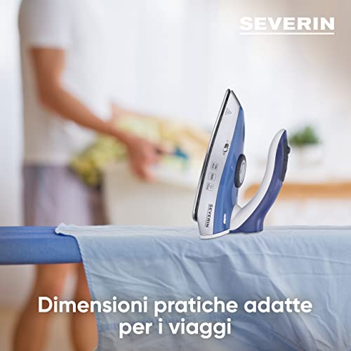 Severin BA 3234 Ferro da Stiro Vapore Viaggio Blu 1000 W