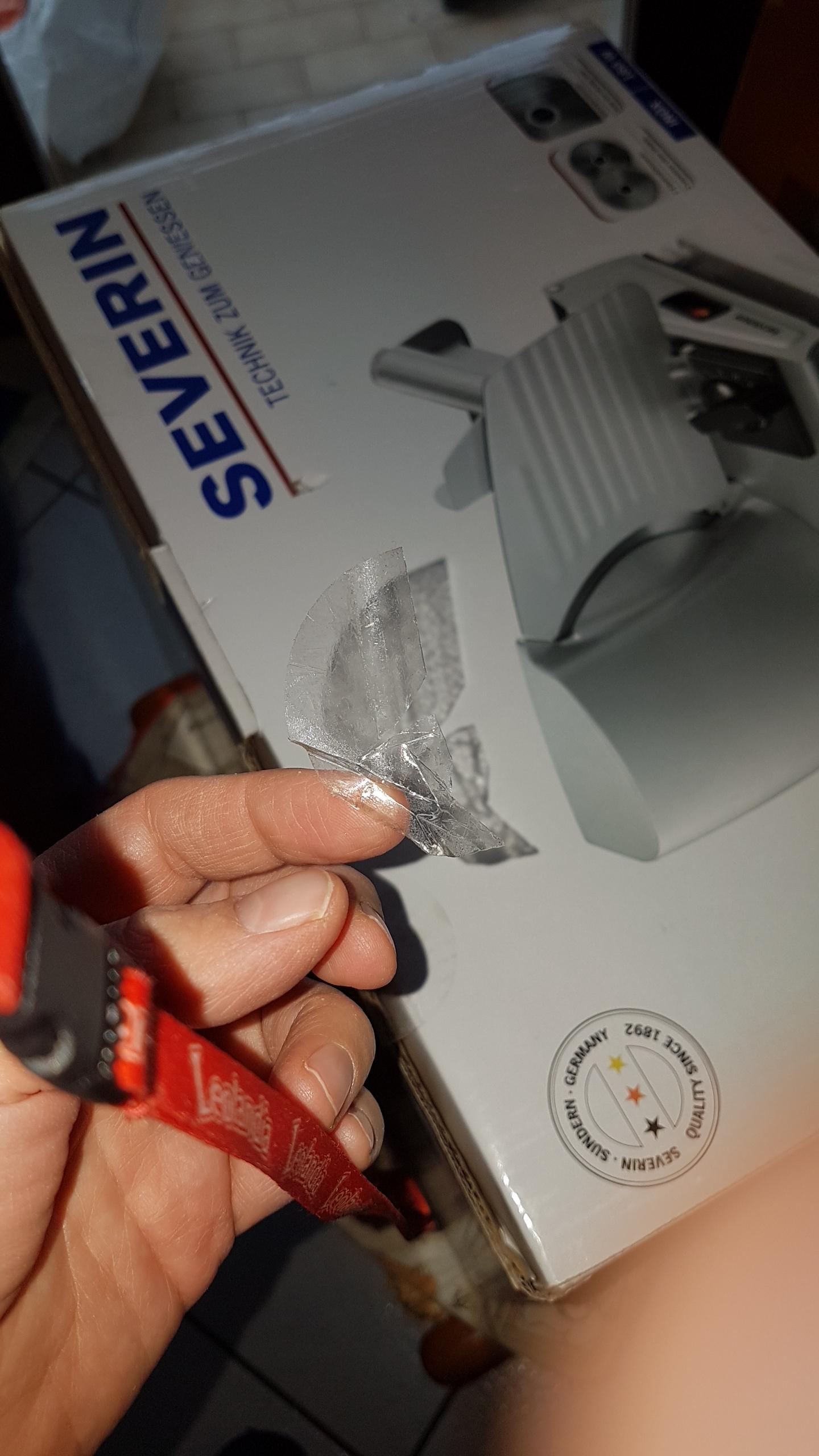 Severin Preparazione AS 3915 affettatrice non pieghevole 2 lame 190 mm