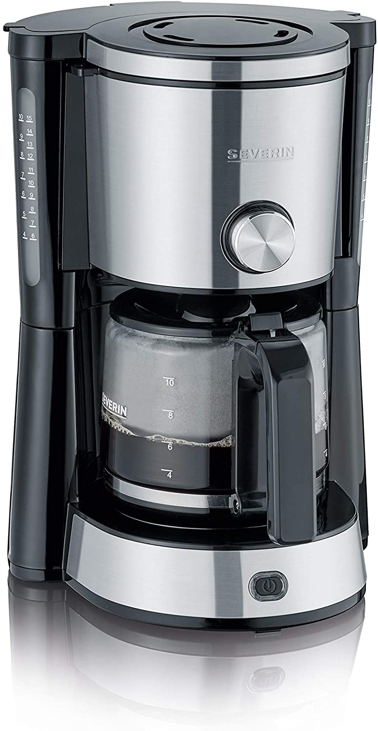 Severin KA 4825 Macchina Caffè Filtro 10 Tazze Vetro