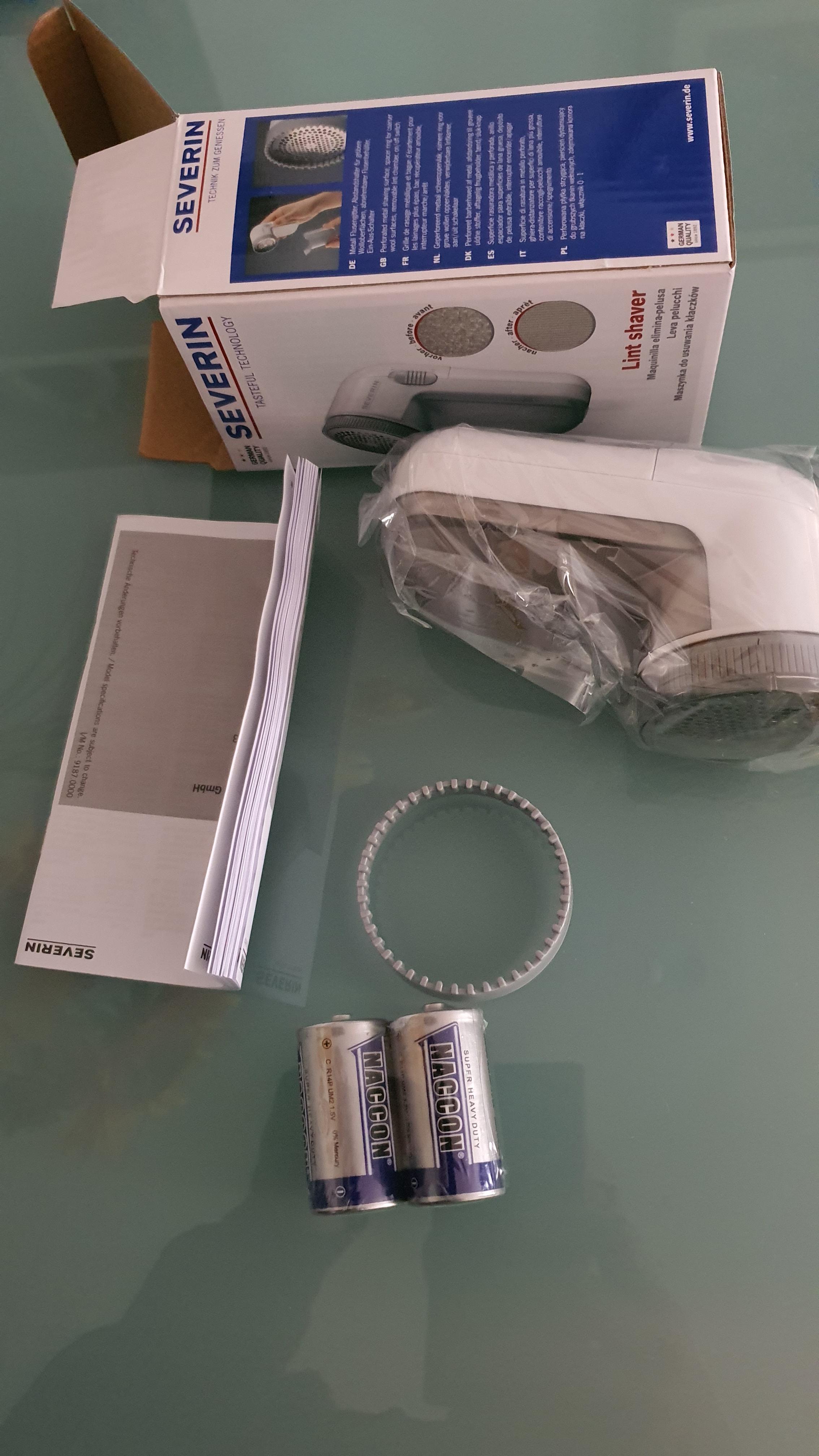 Severin CS 7976 Levapelucchi Batteria Senza Fili Vestiti