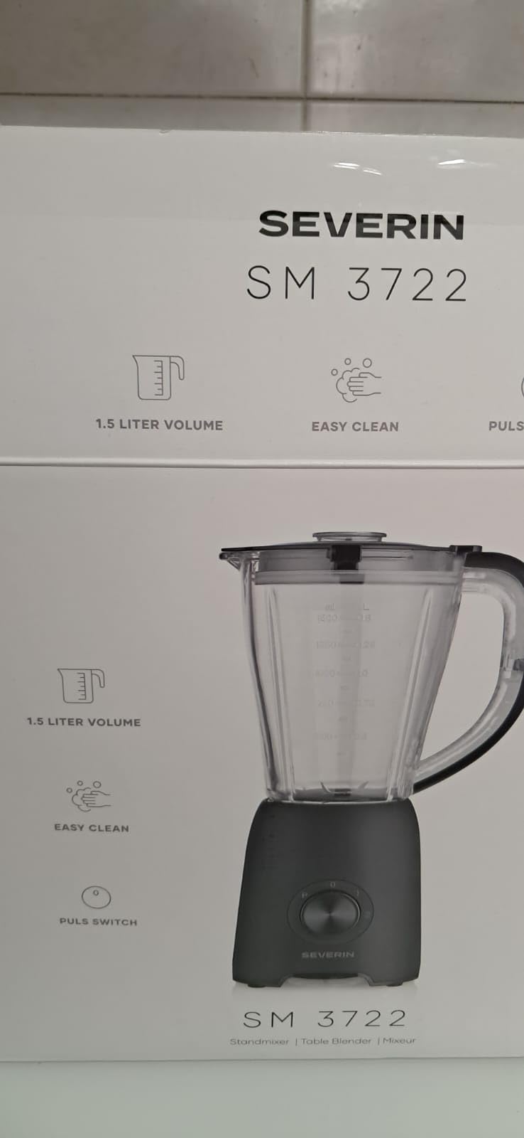 Severin SM3722 frullatore 1,5 L 600 W lame inox