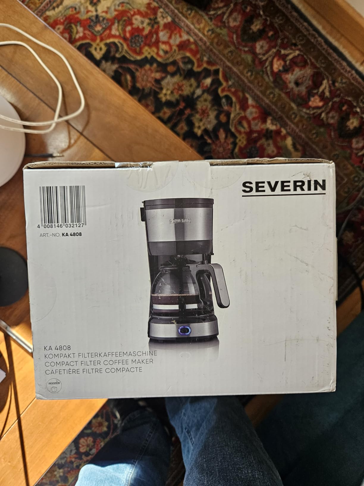 Severin Caffè e colazione KA 4808 macchina caffè americano 0,5 L inox