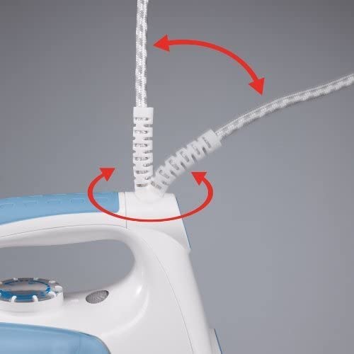 Severin BA 3256 Ferro da Stiro a Vapore Bianco/Blu 2400 W