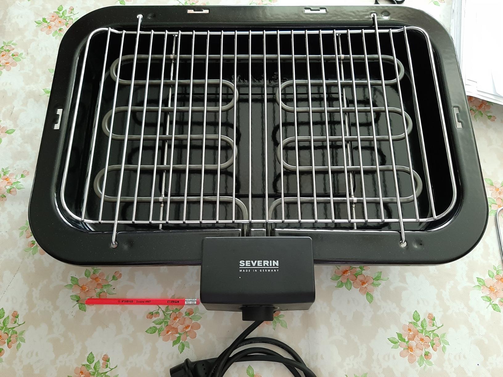 Severin PG 2790 barbecue elettrico nero 2500W termostato