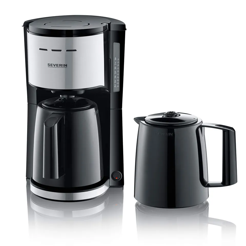 Severin KA 9308 Macchina Caffè Filtro 2 Caraffe Termiche