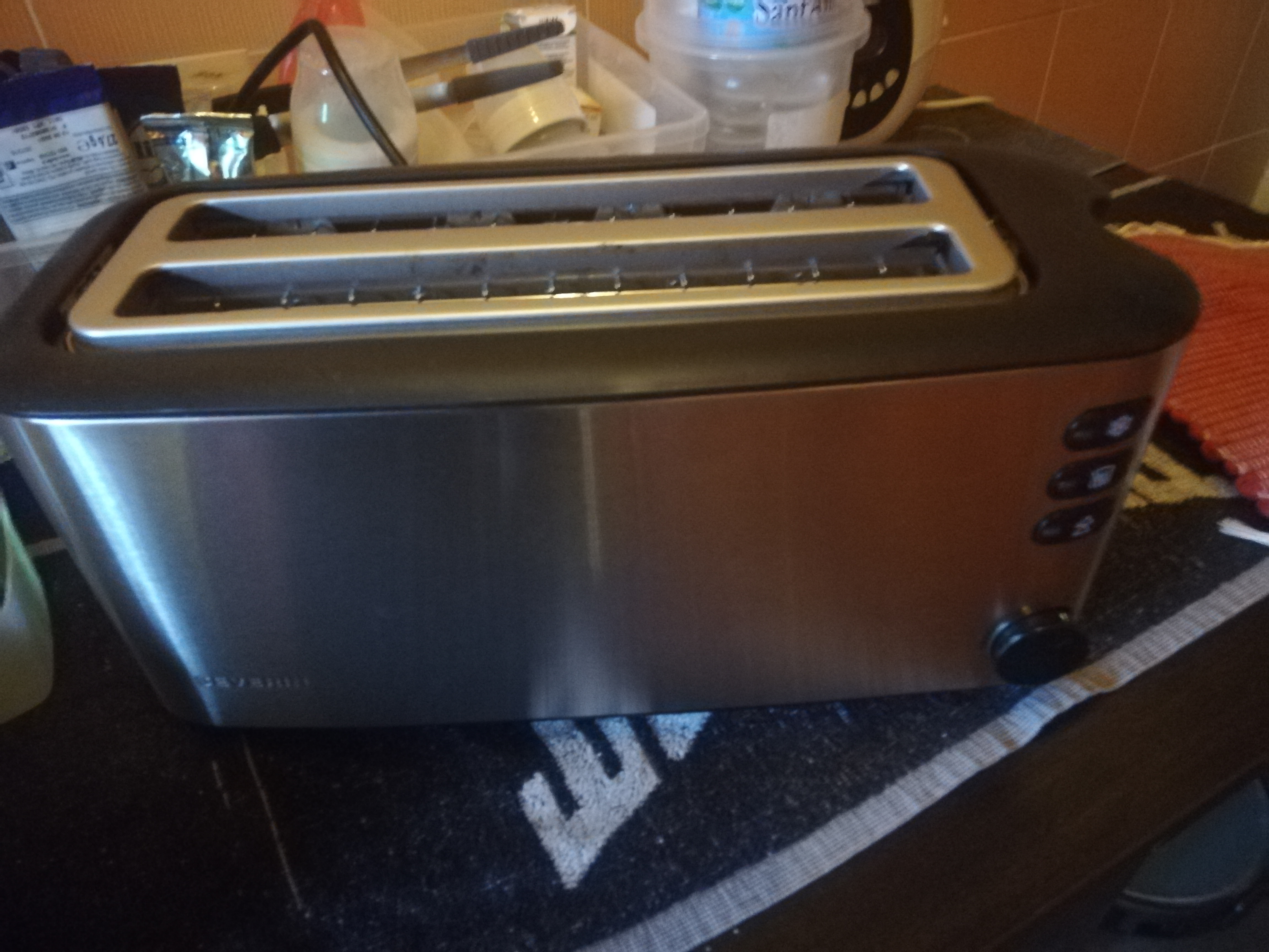 Severin AT 2509 Tostapane 4 Fette Acciaio Satinato 1400W