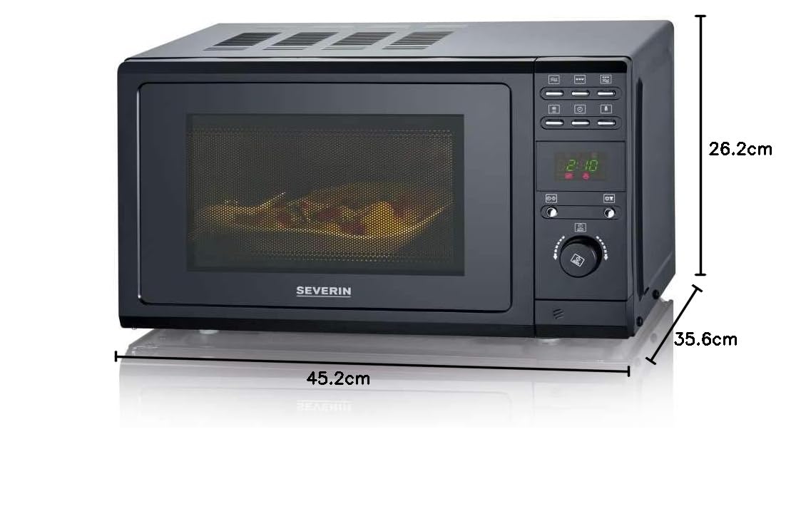Severin MW 7861 Microonde Grill 20L 700W Nero Scongelamento