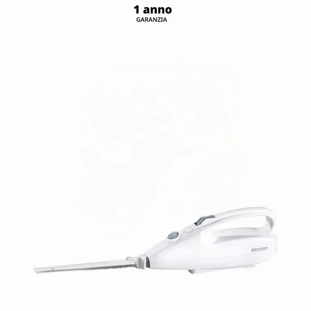 Severin EM 3965 Coltello Elettrico 100W Bianco Lame Lavabili
