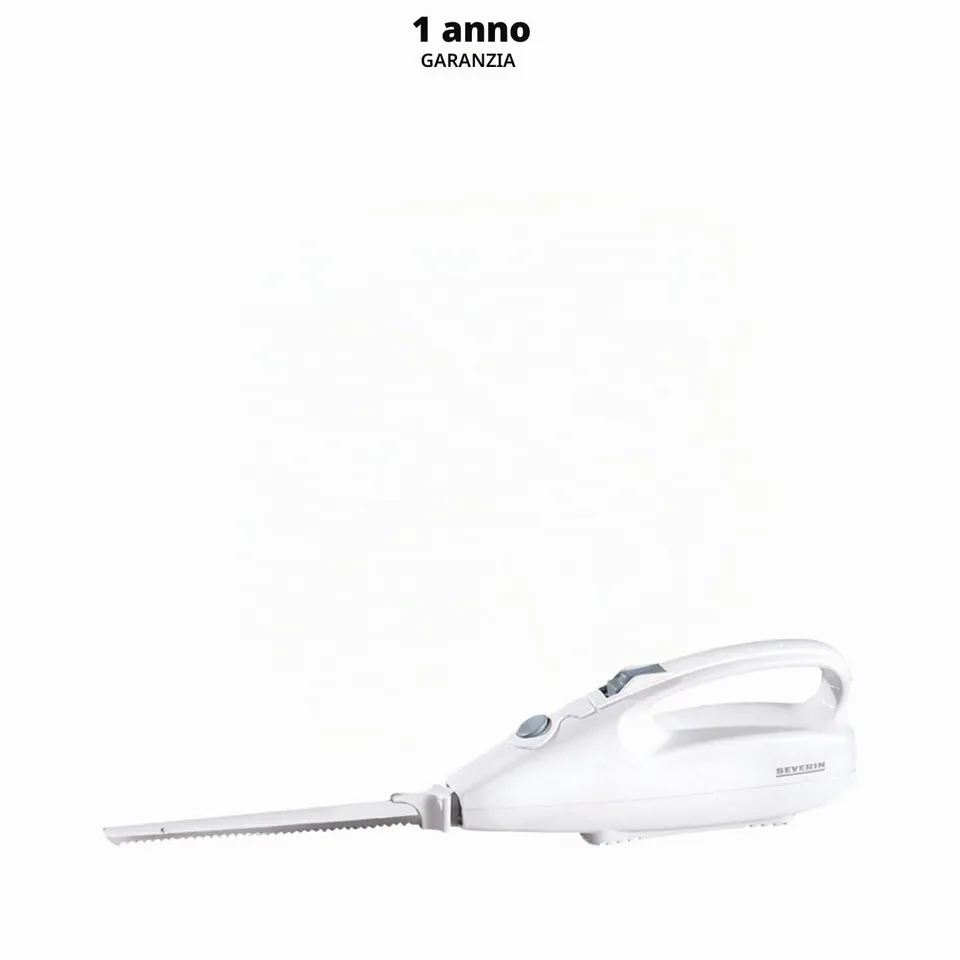 Severin EM 3965 Coltello Elettrico 100W Bianco Lame Lavabili