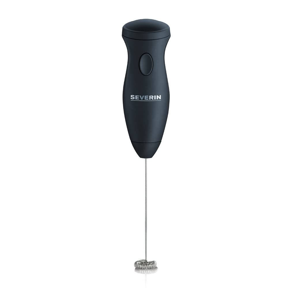 Severin SM 3590 Montalatte senza Filo Nero Pile Incluse