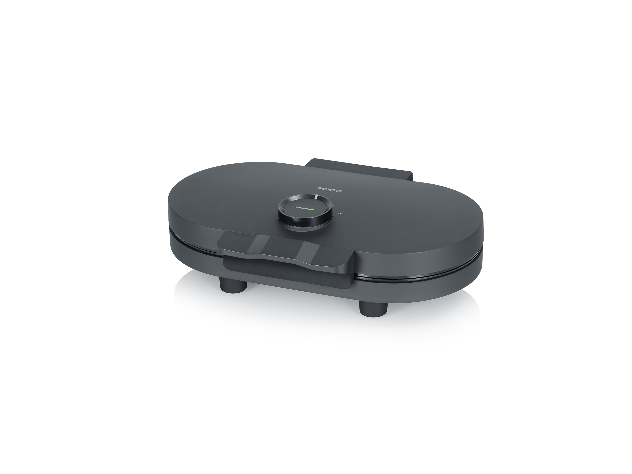 Severin WA 2119 Piastra Waffle Design 2 Cialde Nero
