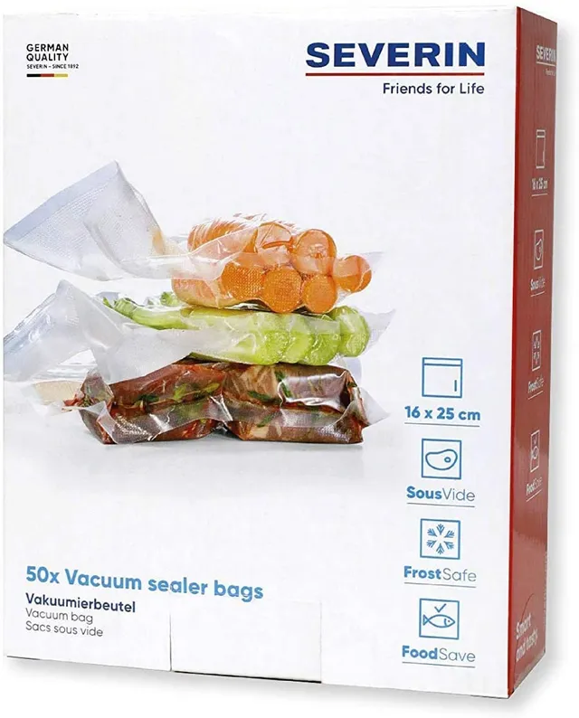 Severin ZB 3613 sacchetti sottovuoto 50pz 16x25 cm
