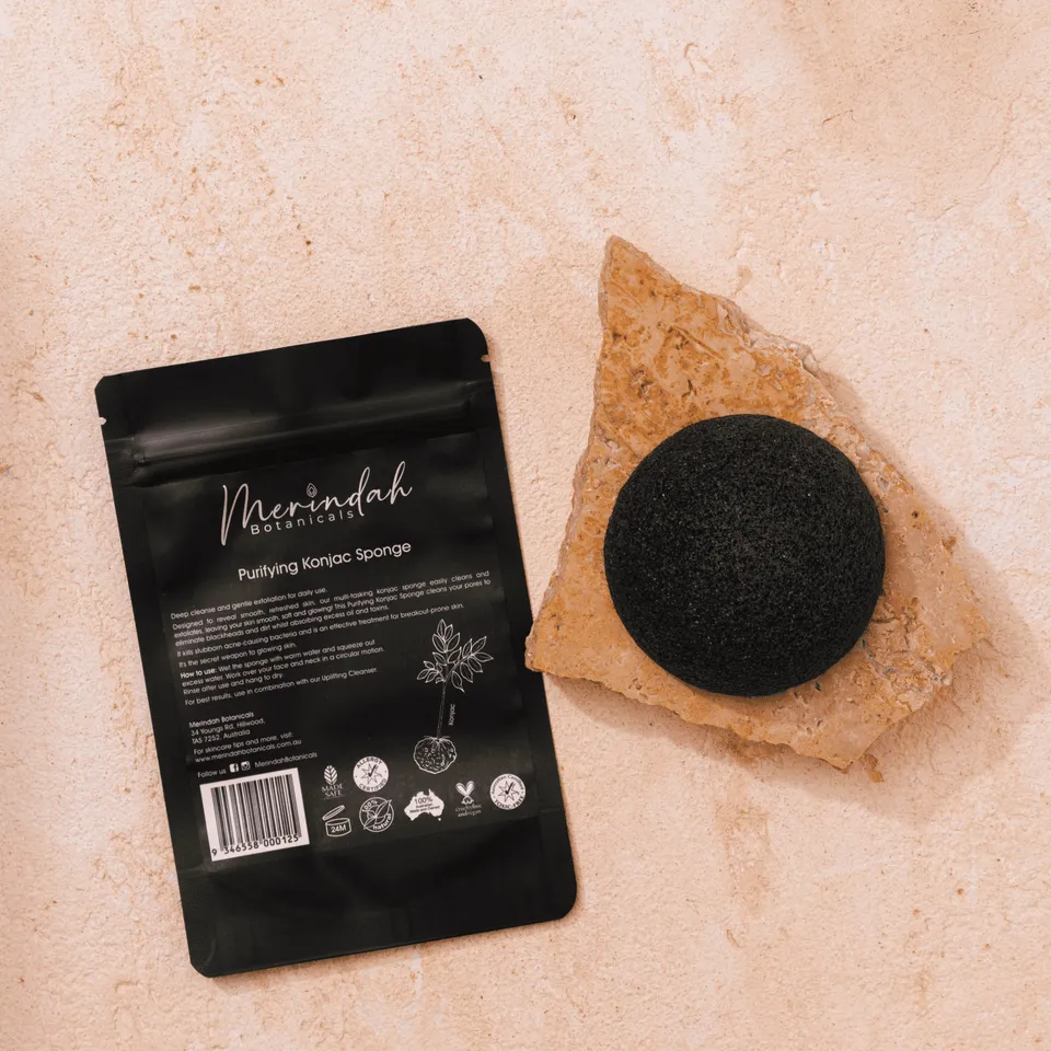 Merindah Face Gym spugna konjac viso purificante pelli sensibili