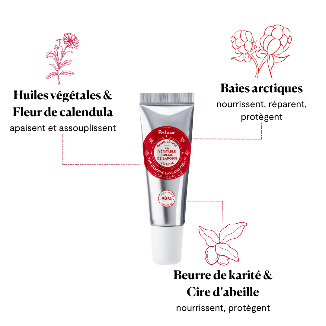 Polaar Laponie Baume Lèvres balsamo labbra 10ml riparatore