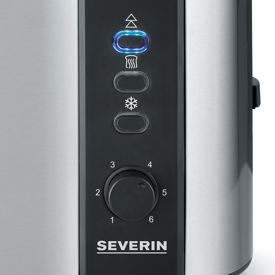 Severin AT 2589 Tostapane 800 W Argento Acciaio Inox