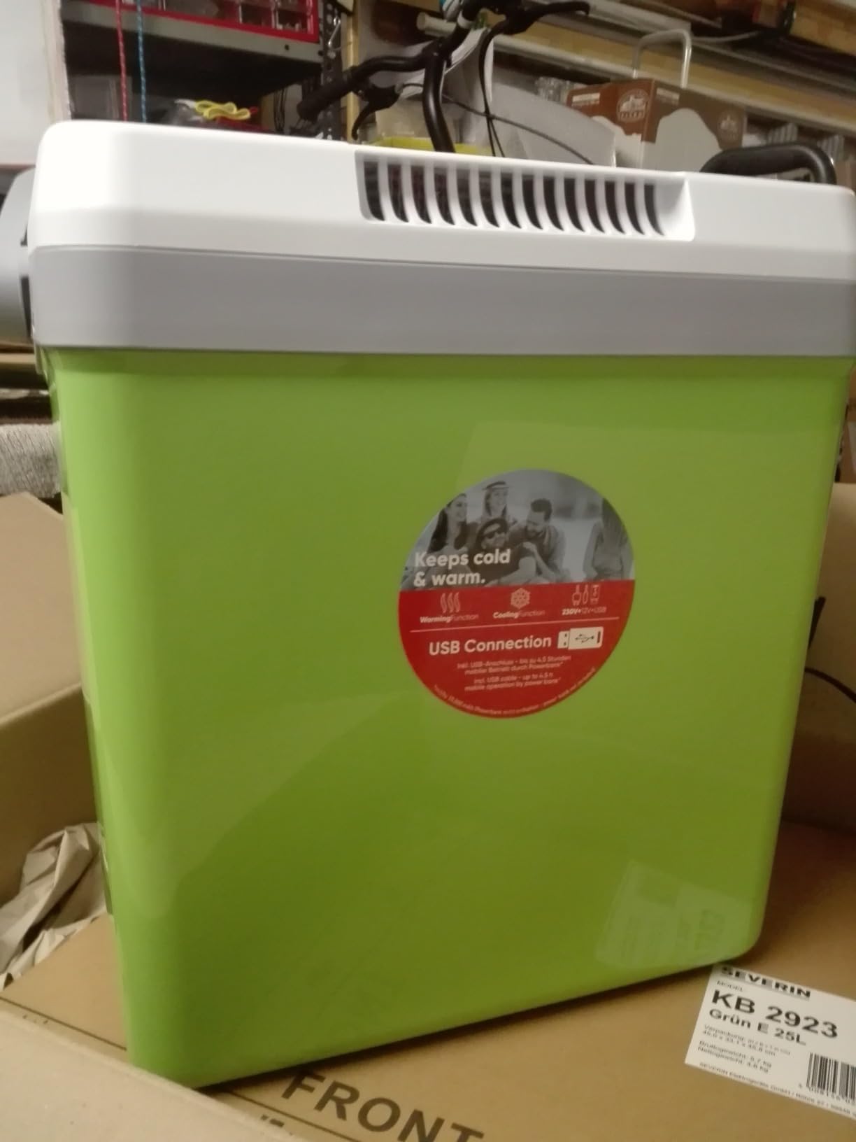 Severin KB 2923 frigo portatile 25L caldo-freddo USB+12V