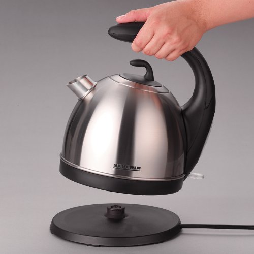 Severin WK 3322 Bollitore Acciaio Inox 1,7 L Nero