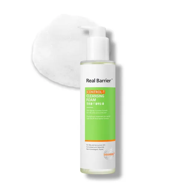 Real Barrier Control-T schiuma viso sebo 190 ml