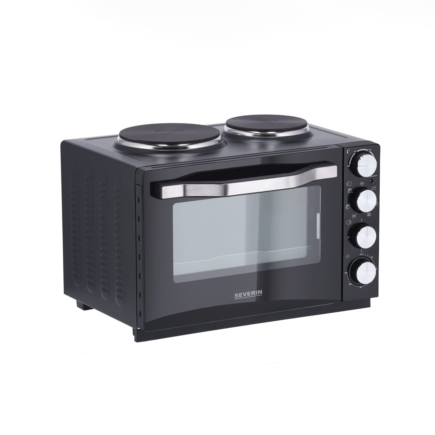 Severin TO 2065 Forno Elettrico 30 L con Piastre Nero