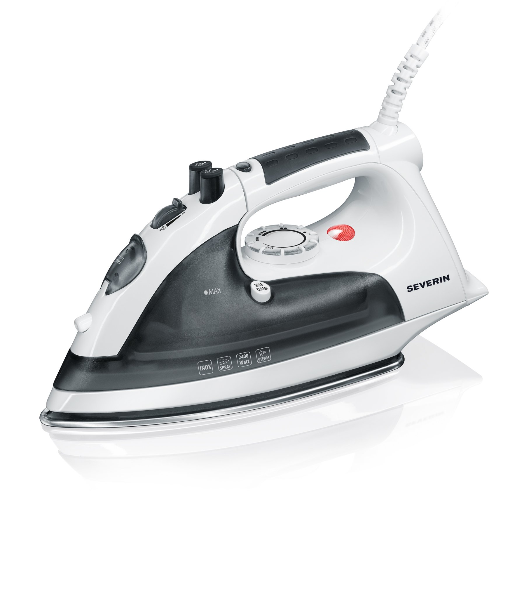 Severin BA 3277 Ferro da Stiro a Vapore Bianco-Azzurro 1400 W